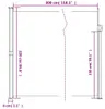vidaXL Výsuvná boční markýza antracit 220x300 cm Náhled obrázku produktu 8