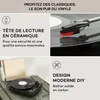 Auna Platine Vinyle, Tourne Disque Vinyle, Tourne-disques Voir les images du produit 4