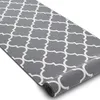 TAPIS DE COULOIR ANTIDÉRAPANT TRÈFLE MAROCAIN 133 cm gris Voir les images du produit 2