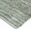 Tappeto in pelle intrecciata verde chiaro 160x230 Anteprima dell’immagine prodotto 3