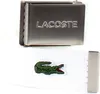 LACOSTE cintura Casual Woven Strap W90 Bright White bianco Anteprima dell’immagine prodotto 1