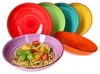 Set da 6 piatti fondi per spaghetti multicolori, 800 ml, Anteprima dell’immagine prodotto 1