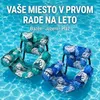 2-dielna súprava ležadiel k bazénu – POOLYRA zelená + modrá Náhľad obrázku produktu 4