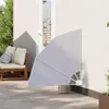 Balkon Sichtschutz Grau 115 x 115 cm Polyester Produktbild-Vorschau 3