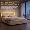 INONEFT Boxspringbett 180x200 cm mit LED,Polsterbett mit 2 Produktbild-Vorschau 5