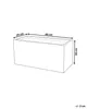 BELIANI Blumentopf Grau 60x29x30 cm Lehm-Faser-Mischung und Produktbild-Vorschau 3