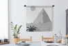 MuchoWow® Wandteppich Wandbehang Illustration - Pyramide - Produktbild-Vorschau 2