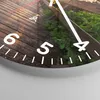 Wanduhr - Rund - Glasuhr - Fußgängerbrücke Meer Strand Ufer Produktbild-Vorschau 5