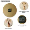 Wanduhr Giraffe Design aus MDF, ca. 26,5 cm, geräuscharm, Produktbild-Vorschau 4