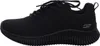 A side view of a black Skechers Bobs Geo How Marvelous sneaker. Produktbild-Vorschau