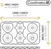 Coolinato Silikon Lebkuchen Backformen 2tlg. GRAU Produktbild-Vorschau 7