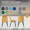 ML-Design Esszimmerstühle 2er Set, Senfgelb, Sitzfläche aus Produktbild-Vorschau 8
