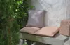 H.O.C.K. Linova Outdoor Kissen 50x50cm orange mit Biese Produktbild-Vorschau 4
