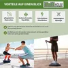 Balancetrainer Yoga Gymnastik Balance Half Ball pink Produktbild-Vorschau 7
