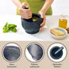 GOURMEO Mörser mit Stößel - Set in Groß aus Massivem Granit Produktbild-Vorschau 3