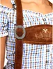 Steigenhöfer Tradizionali pantaloncini cortissimi in pelle Anteprima dell’immagine prodotto 4