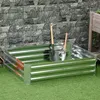 Outsunny Hochbeet aus verzinktem Stahl Gartenbeet Produktbild-Vorschau 7