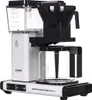 A white and black Moccacoffee maker is shown against a white background. Produktbild-Vorschau