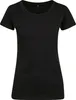 Build Your Brand Kurzarm-T-Shirt für Frauen Enoil schwarz Produktbild-Vorschau 1