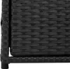 vidaXL Mobile da giardino nero 55x59x69 cm in poly rattan Anteprima dell’immagine prodotto 12