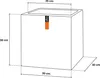 424338 Capi Pflanzgefäß 'Urban Smooth' Quadratisch 30x30x30 Produktbild-Vorschau 8