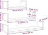 vidaXL Wandregale 3 Stk. Schwarz Eichen-Optik Holzwerkstoff Produktbild-Vorschau 8