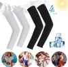 4Paar Ärmel UV Schutz Arm Sleeves Kühlung Armlinge Produktbild-Vorschau 1