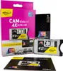 A product shot of a Digiquest CAM Tivùsat 4K Ultra HD module and its packaging, along with a manual. Náhľad obrázku produktu