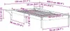vidaXL Rám postele přírodní 80 x 200 cm z masivního Náhled obrázku produktu 8