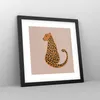 Gerahmtes Poster - Schwarzer Rahmen - Panther Grafik Produktbild-Vorschau 8