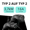 Loady Typ 2 Ladekabel für Elektroauto – 3,7 kW - 10 Meter - Produktbild-Vorschau 3