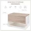 HOMCOM Tables de chevet suspendues Lot de 2 - Tables de Voir les images du produit 4