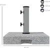 Sonnenschirmst?nder aus Granit. 28 kg. R?der. fš¹r Produktbild-Vorschau 5