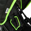 Close-up of a stroller seat with a Hauck brand label. Náhľad obrázku produktu