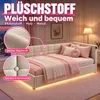 INONEFT Polsterbett Schlafsofa 90×200 cm mit LED und USB, Produktbild-Vorschau 6