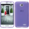 PhoneNatic Case kompatibel mit LG L70 - lila Silikon Hülle Produktbild-Vorschau 1