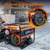 Extralink Generatore Ibrido 7kW GPL CNG Benzina Trifase Anteprima dell’immagine prodotto 4