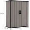 Keter Casa di stoccaggio da giardino 140X73,6X170,4Cm Anteprima dell’immagine prodotto 4