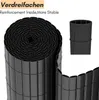 PVC Sichtschutzmatte PVC Sichtschutzzaun Anthrazit Produktbild-Vorschau 6