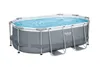 Bestway 5614A, 3668 L, Rámový bazén, Dospelý a dieťa, Šedá, Náhľad obrázku produktu 2