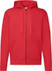 Kapuzenjacke für Herren - FOL ZIP HOODED  - red - Größe 2XL Produktbild-Vorschau 1
