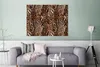 MuchoWow® Poster Tiger - Tiermuster - Design 120x90 cm - Produktbild-Vorschau 5