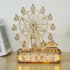 3D Puzzle Musik Riesenrad, Holz DIY Bausatz, Kreatives Produktbild-Vorschau 2