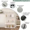 INONEFT Glazen displaykast, vrijstaand model met Productafbeelding-voorbeeld 4