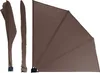 A brown privacy screen is shown in its folded and unfolded states against a white background. Produktbild-Vorschau
