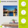 ARTland Poster Hamburg Hafen am Abend 2 Größe: 60x45 cm Produktbild-Vorschau 2