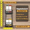 Estante extraíble para especias, de 2 niveles, para armario Vista previa de la imagen del producto 4