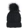 Antonio Damen Strick Mütze Beanie W23/24 Black Produktbild-Vorschau 2