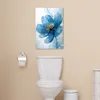 MuchoWow® - Leinwandbilder - Blumen - Blau - Gold - Produktbild-Vorschau 5
