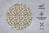 MuchoWow® Mauspad Mousepad Tierprint - Pantherprint - Rosa Produktbild-Vorschau 2